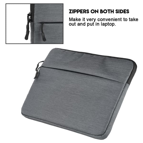 Anti-kollision Notebook-fodral Multi-interlayer Laptop-väska för 13in Notebook - Deep Gray