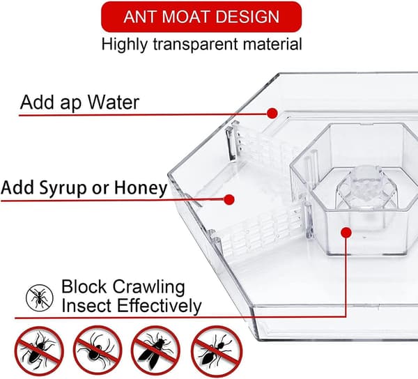 Kolibrifoder til udendørs ophængning, Mary's kolibrifoder med siddepind og indbygget myregrav med 30 foderporte, nem at rengøre, udendørs ophæng green