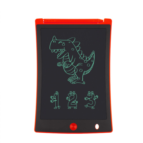 Lapsille tarkoitettu LCD-kirjoitustabletti – 8,5 tuuman Doodle Scribbler Board -näyttö Piirustusalusta Opetuslelu yli 3-vuotiaille tytöille poikien taaperoille (punainen)