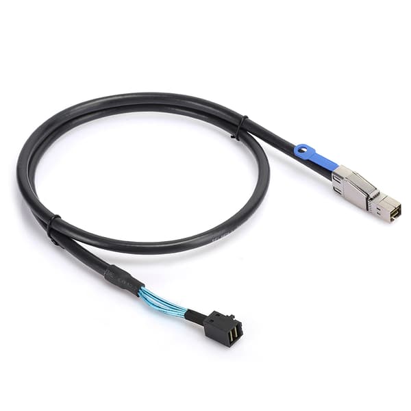 Mini SAS-kabel Hardware SFF8643 til SFF8644 Server Net Data Højhastighedsoverførsel H0109 (1 meter)