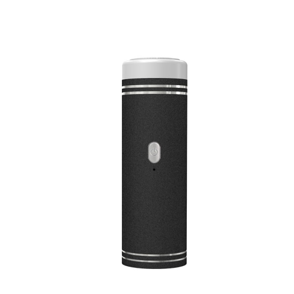 Elektrisk rakapparat sladdlös, bärbar rakapparat för män Rese-rakmaskin USB -laddning Tvättbar hårklippare Skäggtrimmer (svart)