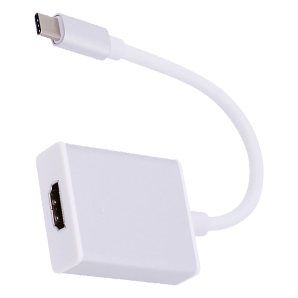 Typ C till HD Multimedia Interface-adapter Stöd 4K 10GBit Båda sidor Insatt Plug and Play USB C till HD-adapter Silver
