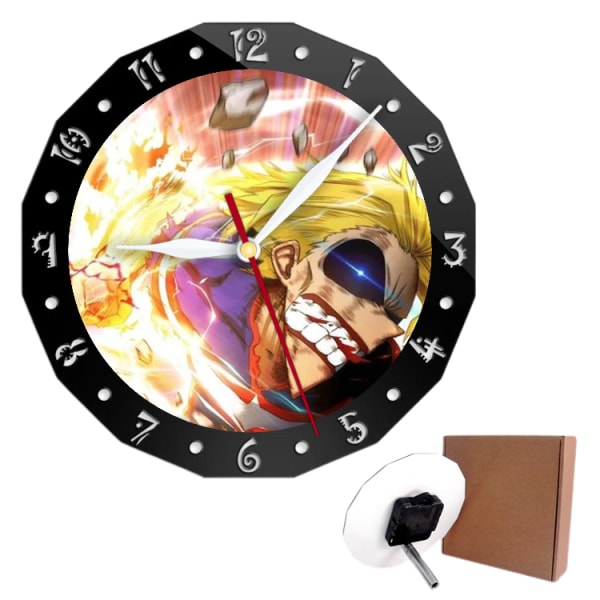 Creative My Hero Academia Modern Simple Desk Clock Wall Clock Clock Anime Ornament Gift