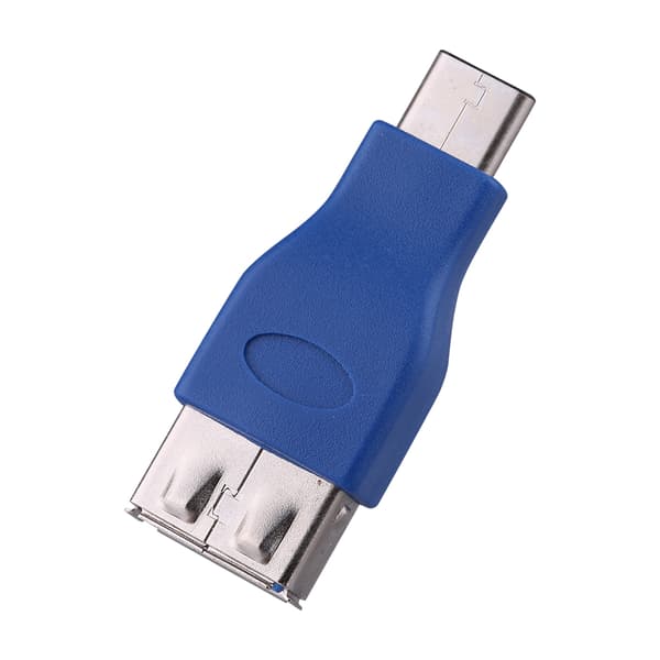 USB 3.1 Type C Han USB-C til USB 3.0 Type A Hun OTG Vært Adapter Konverter Blå