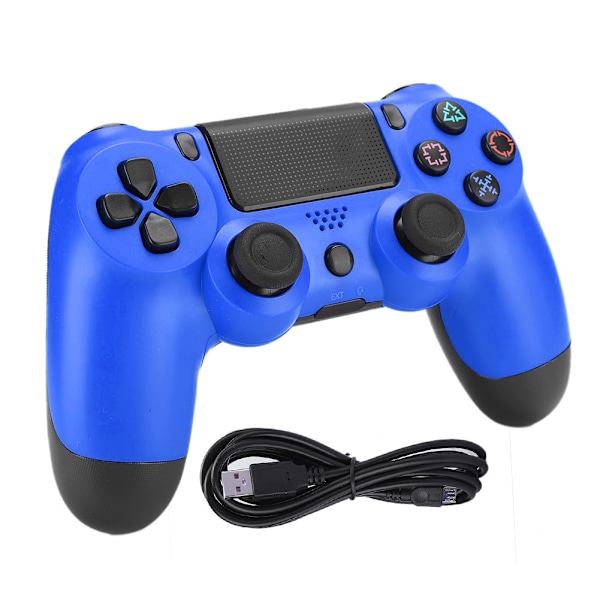 Kablet Gamepad Høj følsomhed Ergonomisk Game Controller Joystick til PS4 KonsolBlå