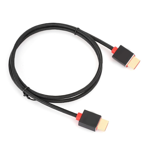 HDMI-HDMI-uroskaapeli, uros-uros, 4Kx2K, teräväpiirto, jatkokaapeli, alumiinikotelo, 0,5 m