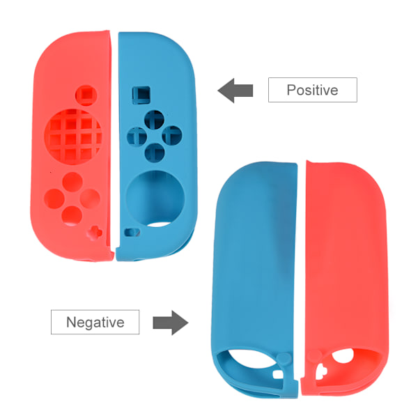 Antislip mjukt silikonfodral för Nintendo Switch-konsol Joy Con