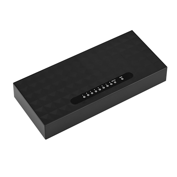 Mini 8-port SPOE 10/100Mbps Ethernet-netværksswitch DC 15V 6A 90W AP trådløs