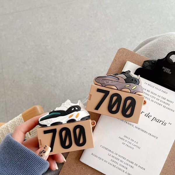 Skoæske Sko Airpod Etui Cover, 3D Kreative Sportsko Søde Tegneserie Sjov Sjov, Blød Silikone Airpod Karakter Hud Nøglering Ring, Piger Drenge Tee