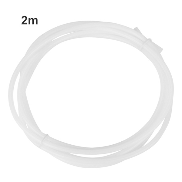 PTFE Vit Bowdenrör för 1,75 Filament (2,0 mm ID/4,0 mm OD) För 3D-skrivare (2 M)