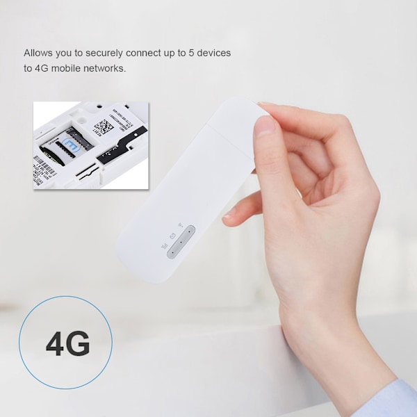 E8372h-153 LTE 4G 150Mbps WIFI Modem 4G Bil WiFi Dongel för B1 B3 B7 B8 B20