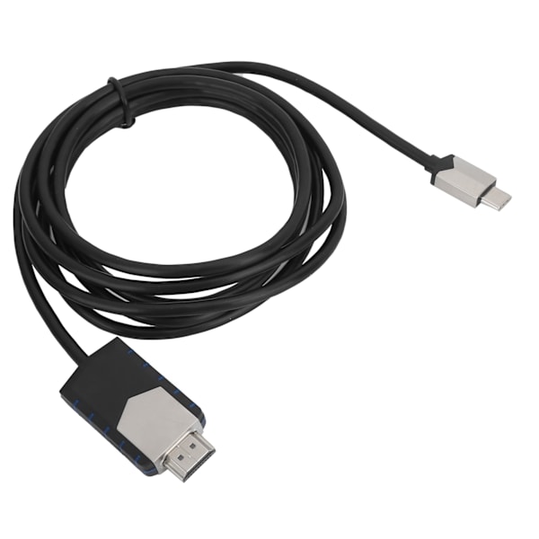 TypeC-HDMI-datakaapeli 4K HD -liitäntälinja sinkkiseos ABS kannettavalle tietokoneelle