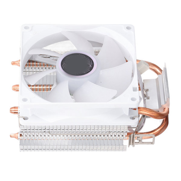 CPU-kylfläkt 3,5 tum 2 värmerör 3pin 12VDC 2000RPM hydraulisk lager CPU luftkylare för Intel 775 1150 1151 1155