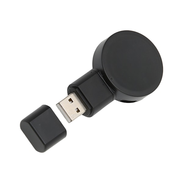 Trådløs USB-lader, bærbar magnetisk lader med USB-port og Tpye C-port for Galaxy Watch 3 4 Dual Mode Charge