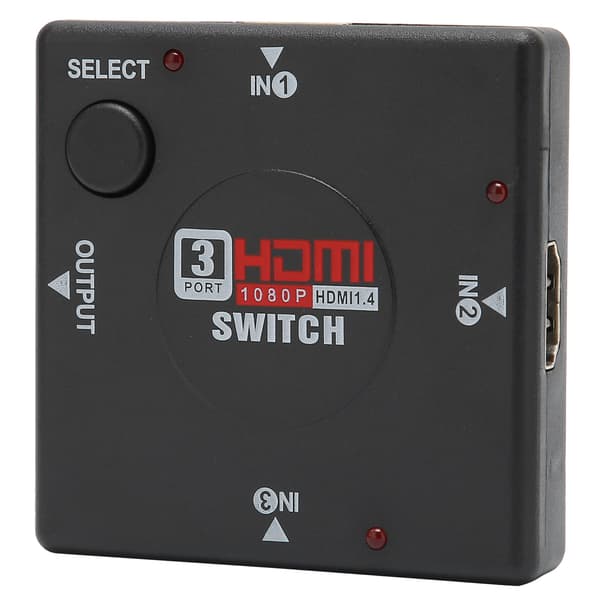 Switcher 3 i 1 ut High Definition Multimedia Interface Audio Converter Signal Splitter