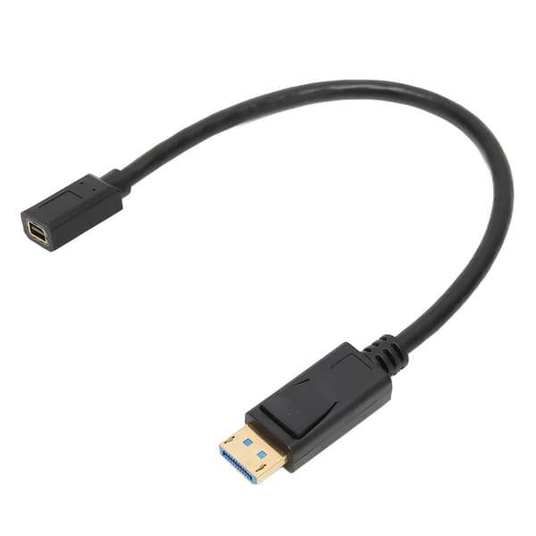 DP han til Mini DP hun kabel 8K 60Hz 4K 144Hz 32.4Gbps 30cm længde Displayport kabel 1.4 til computer