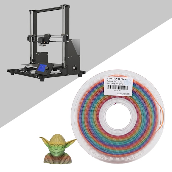 3D-tulostustarvikkeet PLA-filamentti 1,75 mm Värikäs gradientti-filamentti 15 väriyhdistelmää