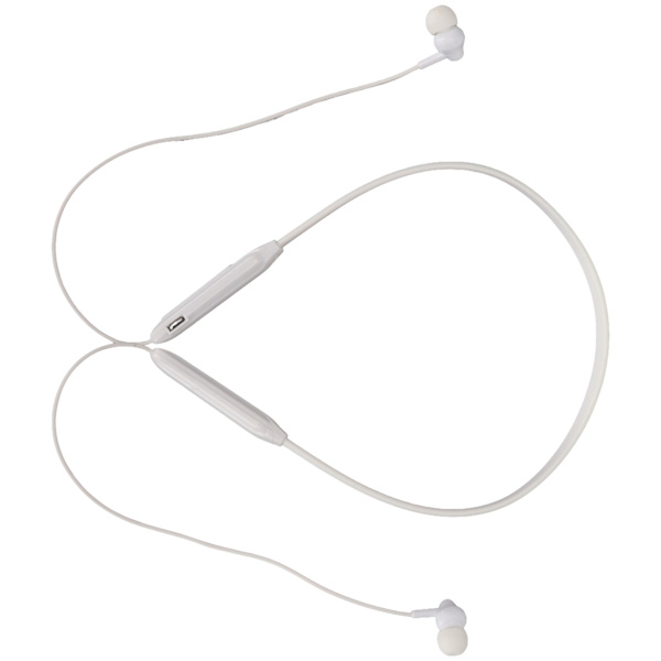 Neckband Bluetooth-hörlurar IPX7 Vattentät Brusreducering Djup Bas Lätt Trådlösa Sport-hörlurar Vit