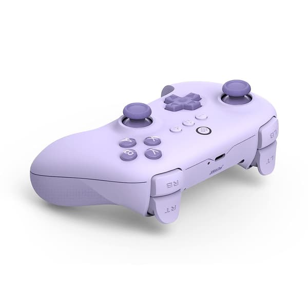 8Bitdo Ultimate C 2.4g langaton ohjain Windows PC:lle, Androidille, Steam Deckille ja Raspberry Pi:lle Purple