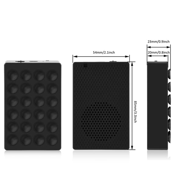 Bærbar Mini Sugkopp Trådløs Bluetooth 4.2 Lydhøyttaler for iPhone Android