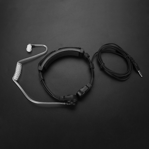 Justerbar Halsmikrofon Mikrofon Skjult Akustisk Rør Skjult Luftrør Headset