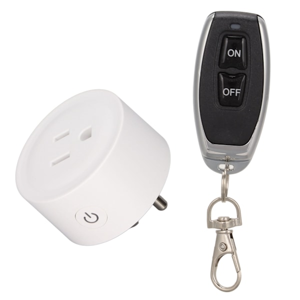 Trådløs fjernkontrollplugg 433MHz Smart Plug Fjernkontroll for elektriske apparater Utstyr 100‑240V
