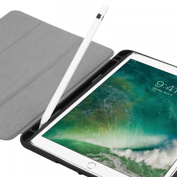 Kotelo iPad Air 5. sukupolvelle 2022/ iPad Air 4. sukupolvelle 2020 10,9 tuumaa, kolminkertainen jalustakotelo PC-taustalla Automaattinen herätys/unitila
