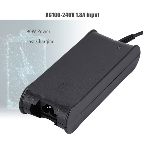 DC19V 4.62A Utmat Laptop Strömadapter Multi-nivå Skydd Notebook Strömadapter för DELL -