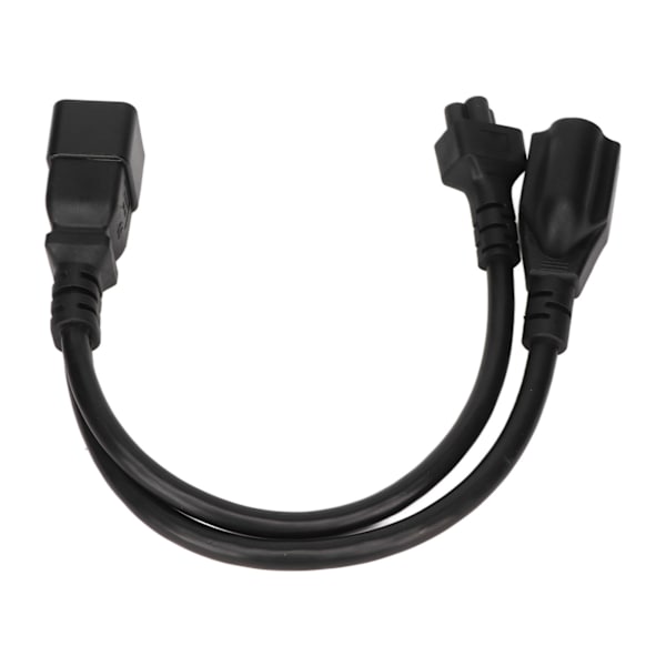 IEC320 C20 til IEC320 C5 5 15R Strømkabel Han til Hun Standard Heavy Duty Y Splitter Adapter Kabel  125‑ 1.0ft