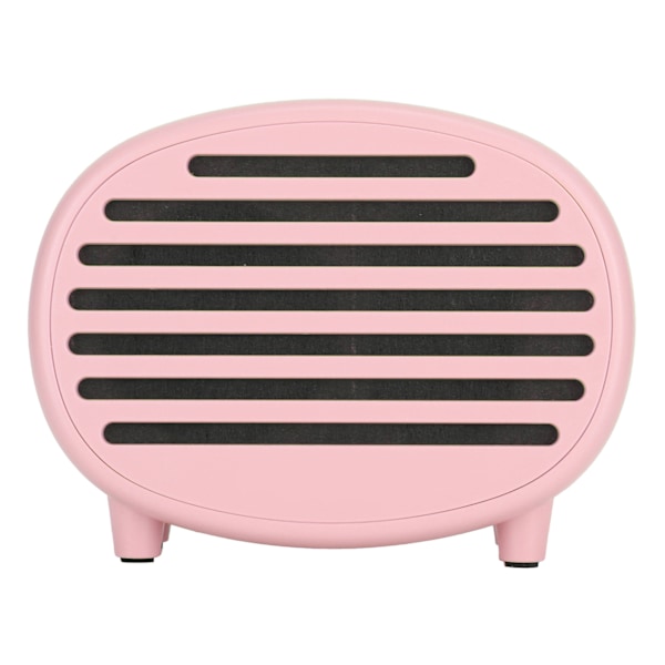 W2 Trådlös Bluetooth Bärbar Musik Högtalare Macaron Retro Fashion USB Subwoofer Rosa