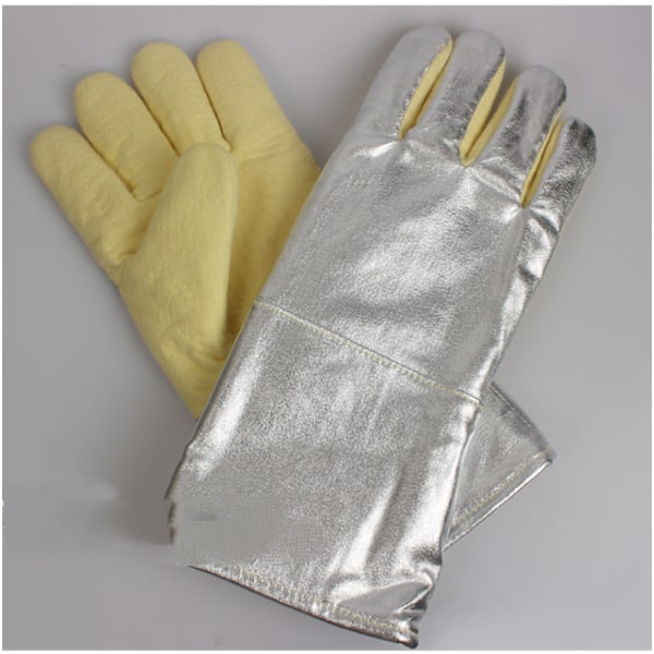 300 grader hög temperaturbeständig aramid palm Hög temperaturbeständiga handskar 300 grader 500 grader brandskyddad, skållningsskyddad, värmeisolerande