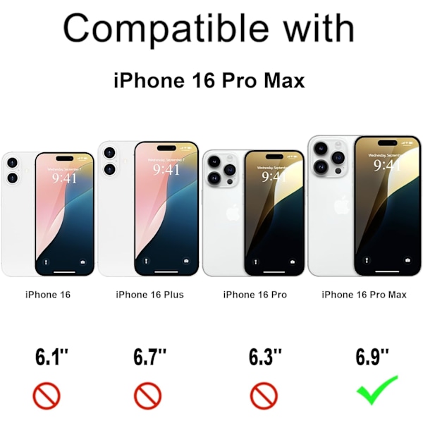 iPhone 16 Promax -kotelo, söpö 3D-astronautiteline [2 näytönsuojalla] [Kameran suojaus] Jalusta Iskunkestävä Bling-silikoni black