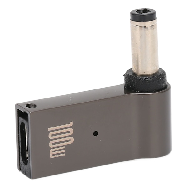PD 100W Adapter Typ C Hona till Hane Aluminiumlegering Skal Lätt Bärbar Laddningsadapter för Lenovo