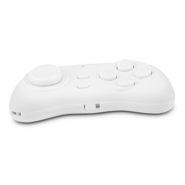 Bærbar trådløs Bluetooth-spilkontroller Mini Gamepad Joystick-håndtag Fjernbetjening Hvid