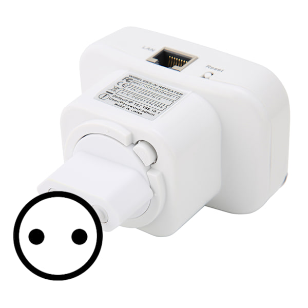 WiFi-räckviddsförlängare Hög hastighet Stabil Plug and Play Bärbar Liten WiFi-signalförstärkare