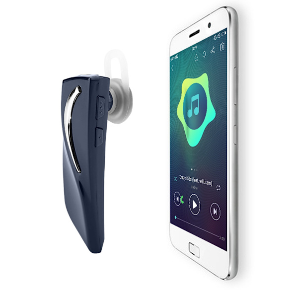 Älykäs langaton käännös Bluetooth In-ear -kuuloke Liiketoiminnan välinen käännös (sininen)