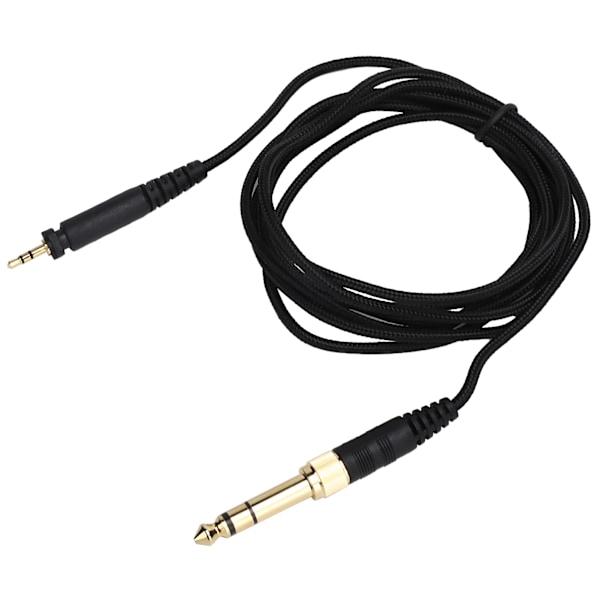 2m Hovedtelefon Audio Kabel Headset Ledning Udskiftning Del til Philips SHP9000 Sort