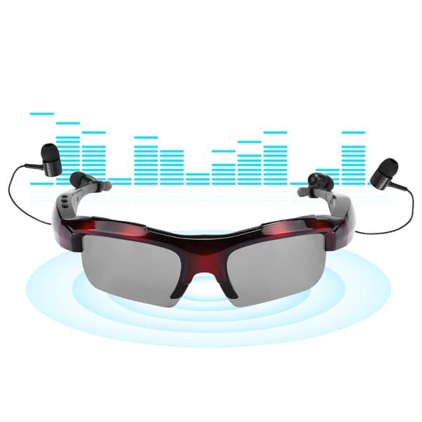 Høykvalitets stereohodetelefoner Headset Solbriller Trådløs Bluetooth Musikkbriller