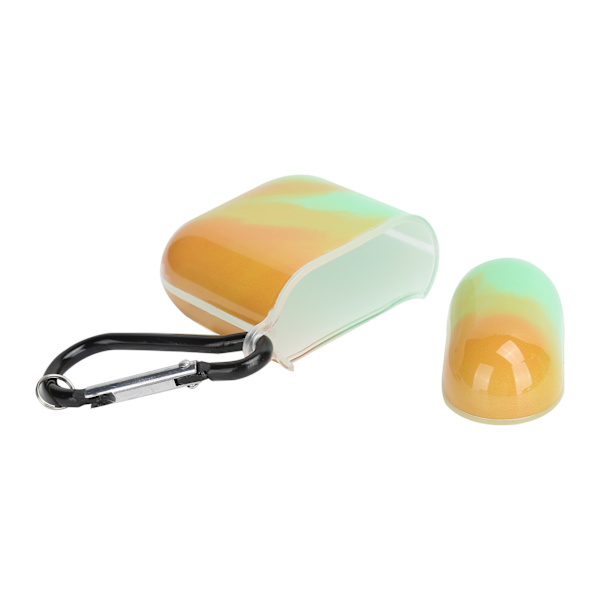 Gradient Farve Earphone Etui Anti-Lost Stødsikkert Beskyttende Cover Skal til IOS Earbuds 2/1
