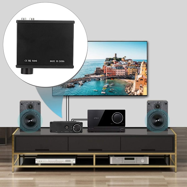 GV-018 HDMI Audio Extractor 2CH Stereo Hovedtelefonforstærker