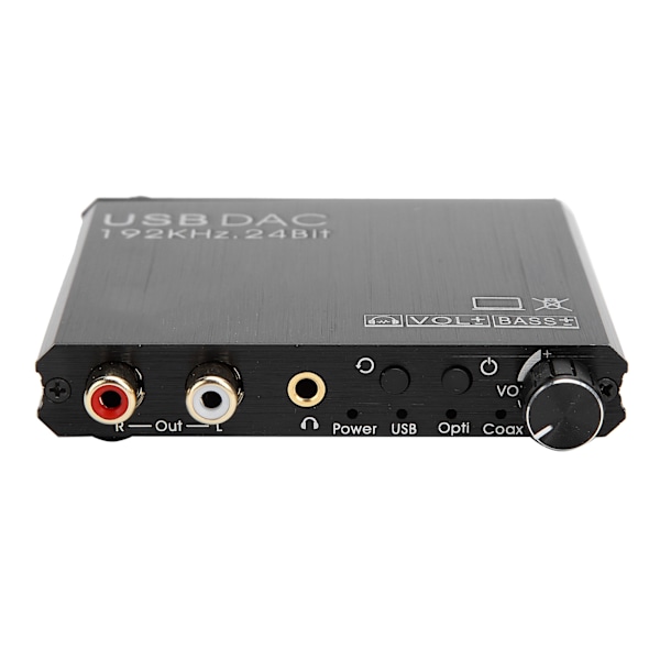 AY107 DAC-omvandlare Digital-till-analog ljudomvandlare RCA 3,5 mm koaxial optisk ljudomvandlare
