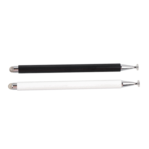 2 st stylus svart vit magnetisk sugning handskrift stylus universell kapacitiv penna för mobiltelefon surfplatta