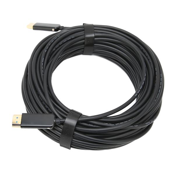 HD Multimedia Interface optisk kabel 18 Gbps 4K HDCP2.2 3D AM till AM fiberoptisk kabel för dator bärbar TV 20m / 66ft