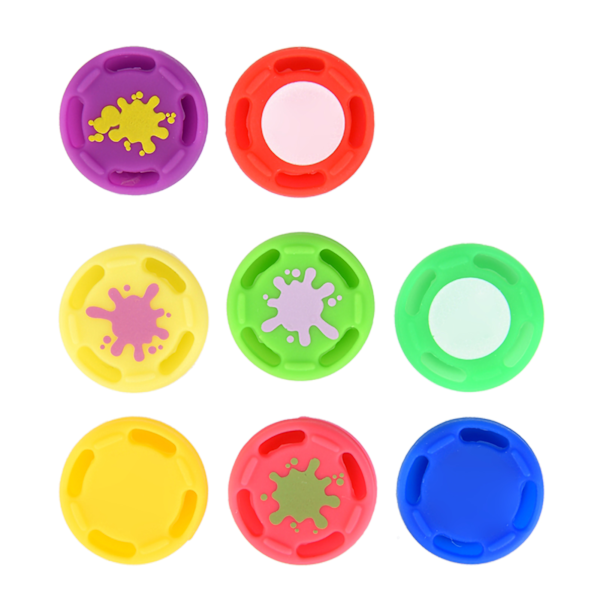 8 st ersättningssilikon analog kontroll joystick tumgrepp kepsöverdrag för Switch PRO