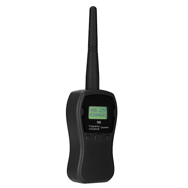 Käteispöytätaajuusmittari-testeri Walkie talkie Analog Subtone (Musta)