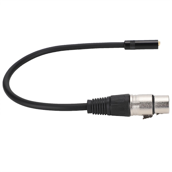 3.5MM Female to XLR Female Zinc Alloy 3.5MM Interface Audio Adapter Cable Patch Cord