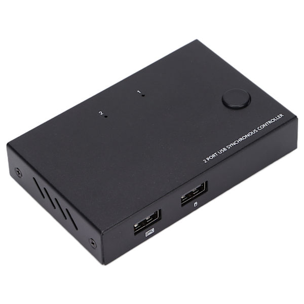 AIMOS KVM-switch USB2.0 12mbps Kompatibilitet Højtydende chip-switch-vælger til Windows til Linux