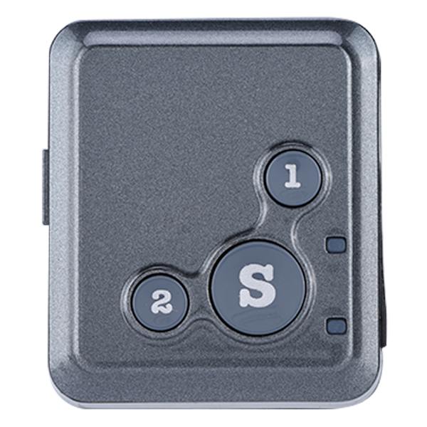 Mini GPS Tracker Locator Børn Personlig SOS Alarm APP Tracking (Sort)