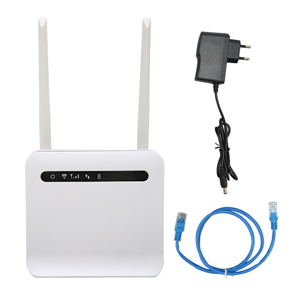 4G Router LTE FDD TDD 300Mbps 2.4G 5.8G Dual Frequency 4 RJ45 Lan Port Udendørs Router med SIM-kortslot