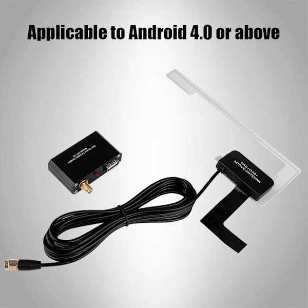 Bluetooth DAB/DAB+ Band Bil Digital Broadcast Radio Receiver Box for Android APP Control